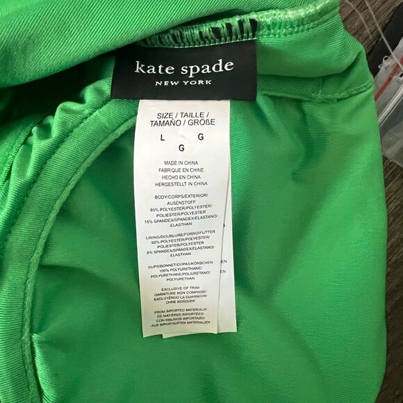 Kate Spade One Piece Ruffle Swimsuit-Size Large - Picture 7 of 8